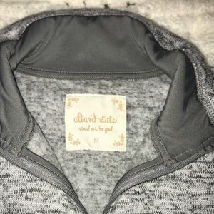 Altar’d state grey quarter zip up